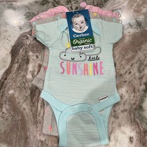 Preemie onesie set of 3 brand new